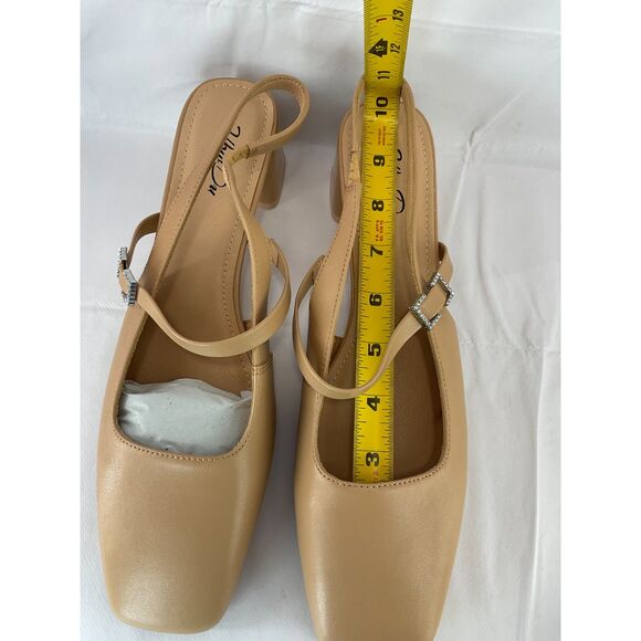 New Slingback Chunky Heel Pumps size 10 - Picture 8 of 12